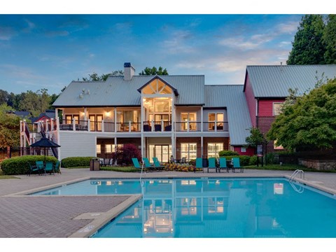 Pool area at Elme Druid Hills, Georgia, 30329